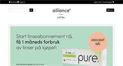 Desktop Screenshot of optikerbutikken.no